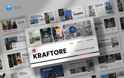 Kraftore - Factory &amp;amp; Industry Keynote Template