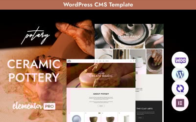 Potary – Mehrzweck-Responsive-WordPress-Theme für Keramik und Töpferei