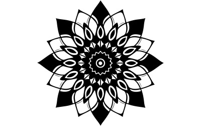 Ícones vetoriais de flores minimalistas