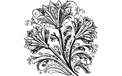 Luxe bloem vectorontwerpen