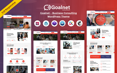 Goalnet — motyw WordPress dotyczący doradztwa biznesowego