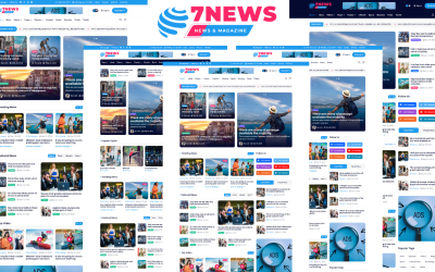 7News - Modello HTML5 per notizie e riviste