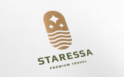 Logo Pro de l&amp;#39;agent de voyages Star