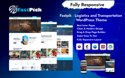 Fastpik - Tema WordPress de Logística e Transporte