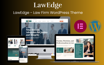 LawEdge - Advocatenkantoor WordPress-thema