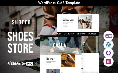 Shoeer - 鞋店多用途响应式 WordPress 主题