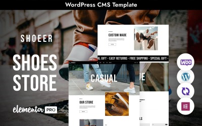 Víceúčelové responzivní téma WordPressu Shoeer – Shoes Store