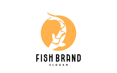 Koi Fisch Logo Design Fisch Aquarium BrandV20