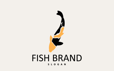 Koi Fisch Logo Design Fisch Aquarium MarkeV8