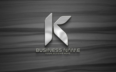 NIEUW K Letter Professioneel logo-ontwerp - Merkidentiteit 2