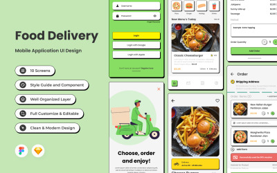 QuickSlice - aplicativo móvel de entrega de comida