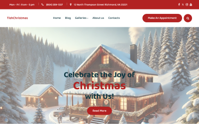 TishChristmas - Vánoční téma WordPress