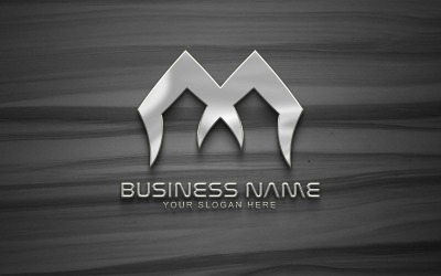 Professional M Logo Design - tech- Brand Identity 2