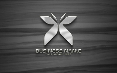 Teknik varumärke Butterfly Logo Design