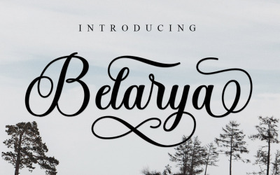 Belarya 手写体