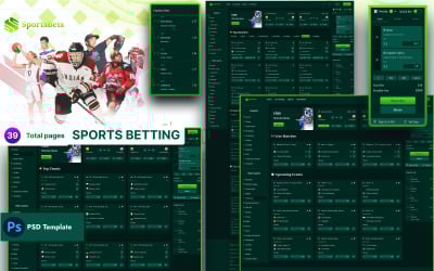 SportsBets - PSD-Vorlage für Sportwetten