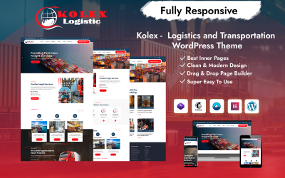 Kolex - Logistik och transport WordPress-tema