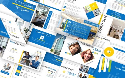 Modelo de apresentação PPT multiuso