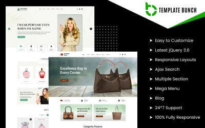 Ravish - Perfume and Begs - Responsive Shopify Theme for eCommerce