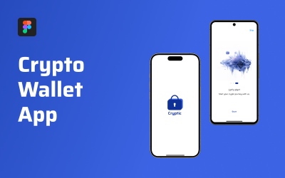 Cryptic — Crypto Wallet Mobile App UI Mall