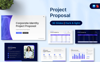 Modello di keynote per proposta di progetto aziendale