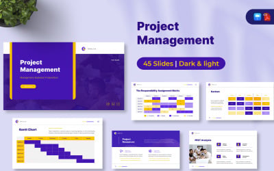 Projektmenedzsment Keynote sablon