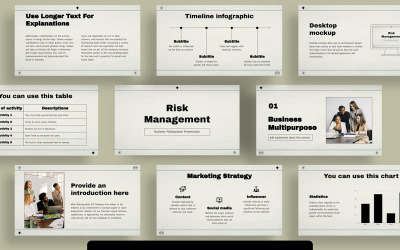 Risicobeheer Zakelijk multifunctionele PowerPoint