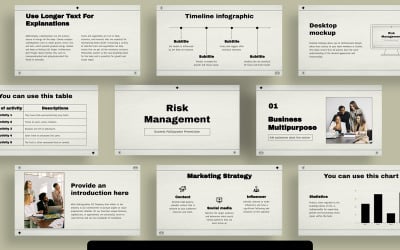 Risk Management Business Multipurpose PowerPoint