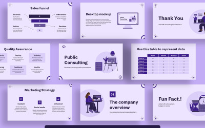公共咨询多用途 Google 幻灯片