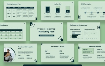 Plan marketingowy produktu Plan marketingowy PowerPoint
