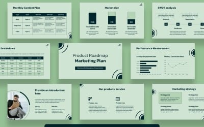 Produkt Roadmap Marknadsplan Keynote