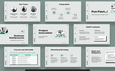 Proje İnovasyon İş Çok Amaçlı PowerPoint