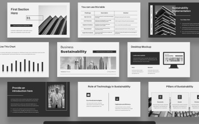 Устойчивое развитие бизнеса PowerPoint