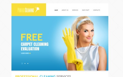 Responsive Cleaning Drupal-mall #43572