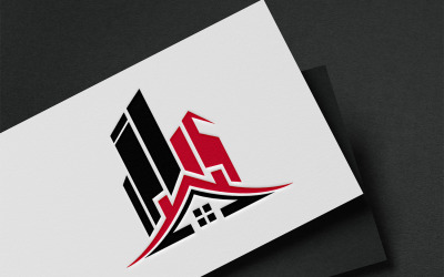 Modèle de conception de logo immobilier V05