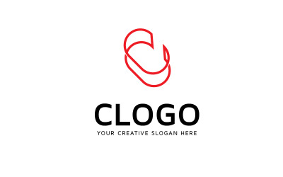 Šablona návrhu loga abstraktní C