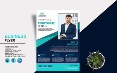 Corporate Flyer | Business Flyer, Word, Psd &amp;amp; Canva