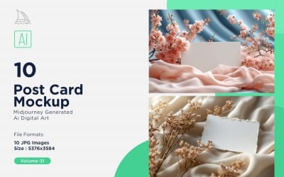 Post Card Mockup 10_Set V-31