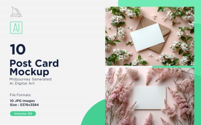 Vykort Mockup 10_Set V-30