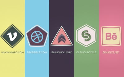Flat and Simple Logo Reveal