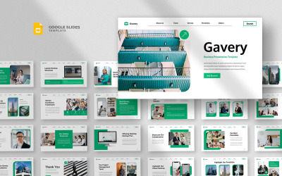 Gavery - Kurumsal İşletme Google Slaytlar Şablonu