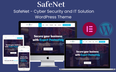 SafeNet - Cyberbeveiliging en IT-oplossing WordPress-thema