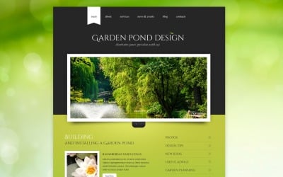 Garden Design Responsive Website Template