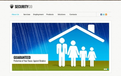 Security Moto CMS HTML Template