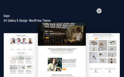 Gopo – WordPress-Theme für Kunstgalerie und Design