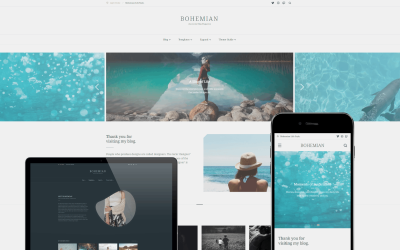 Modernes Blogthema | Hellopanda