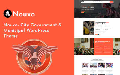 Nouxo – Thème WordPress pour le gouvernement municipal et municipal