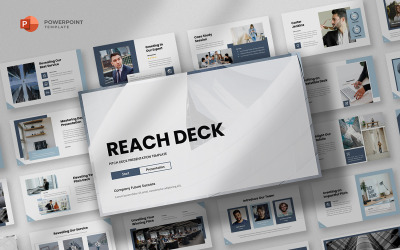 Reach Deck - Pitch Deck Powerpoint-mall