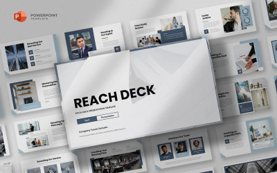 Reach Deck - Pitch Deck Шаблон Powerpoint