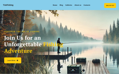 TishFishing - Fiske WordPress-tema